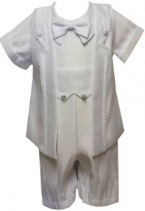 Boys Short Sleeves Long Jacket Suit